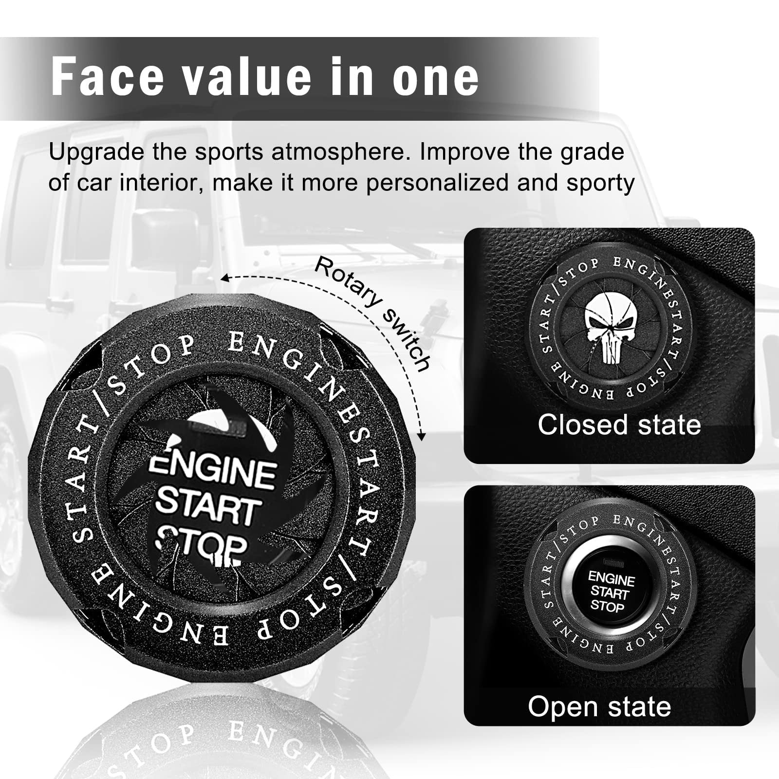 🔥Car And Motorcycle Start Button Accessories🔥